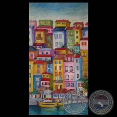 PUERTO, 2010 - Óleo de BERNARDITA BRAVO